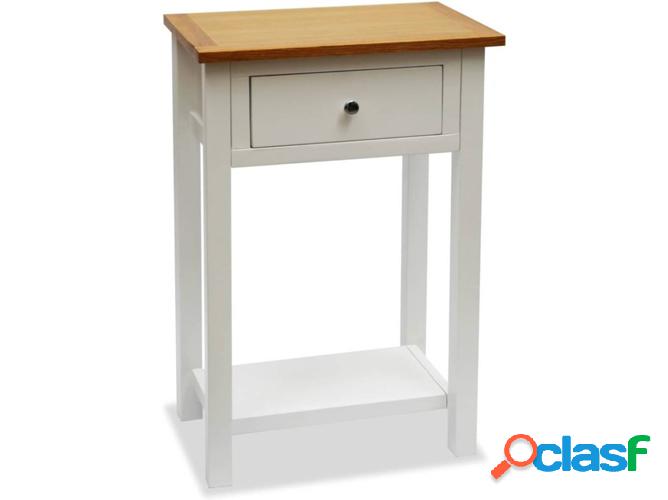 Mesa de Apoyo ART PLANET Madera Roble Maciza (50x32x75cm)