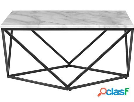 Mesa de Centro Malibu (Blanco - MDF -80x80x40 cm)