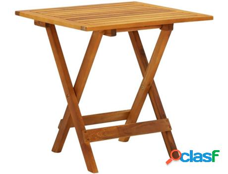 Mesa de Exterior VIDAXL madera de acacia sólida (46x46x47