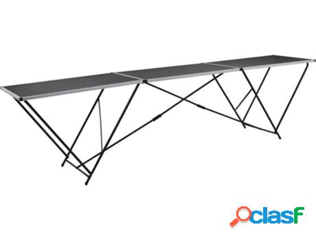 Mesa para Empapelar VIDAXL Plegable De Mdf Y Aluminio (300 x