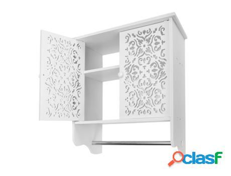 Mueble WC INSMA (Blanco - ABS - 44x22x25cm)