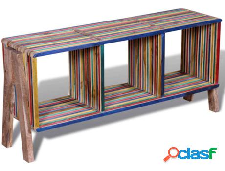 Mueble de TV ART PLANET (110x30x50cm - Madera - Marrón)