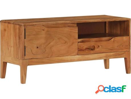 Mueble de TV ART PLANET (88x30x40cm - Madera Maciza -