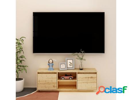 Mueble para TV VIDAXL Marrón Madera (110 x 30 x 40 cm)