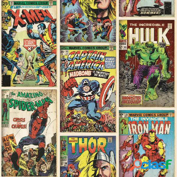 Noordwand Kids at Home Papel pintado Marvel Action Heroes