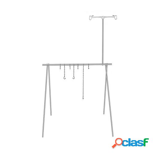 Outdoor Picnic Camping Aluminum Alloy Shelf Hangings Rack