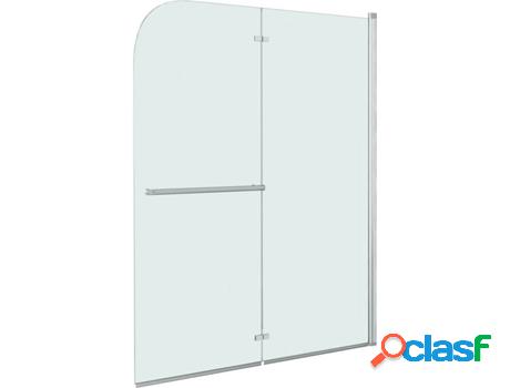 Panel de Ducha VIDAXL Plegable (Cristal - 95x140 cm -