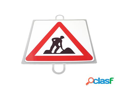 Panel de señalizacion trafico de peligro nº 7 (obras)