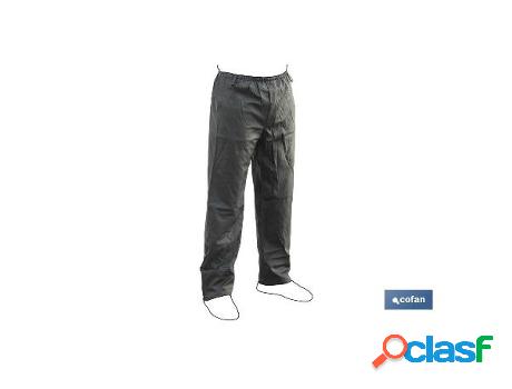Pantalon de agua verde pu/pvc talla s
