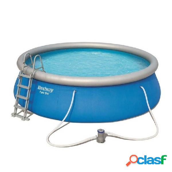 Piscina bestway fast set 57289 con depuradora 457x122 cm