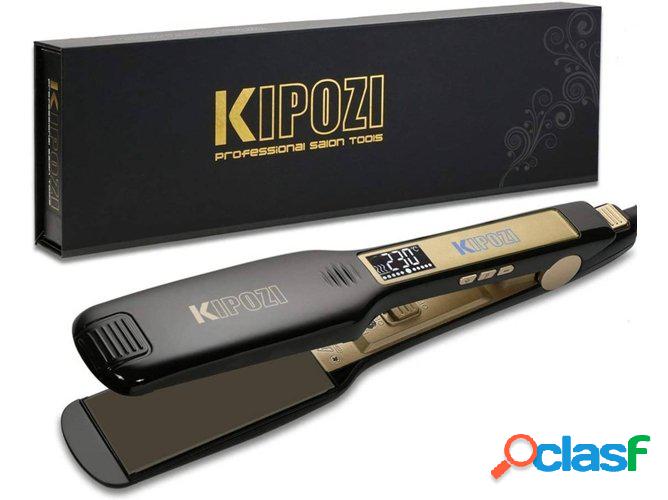 Plancha de Pelo KIPOZI K139-BK 45mm (Titanio - 80°C