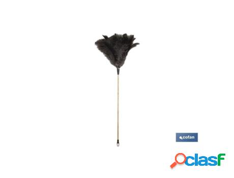 Plumero pluma avestruz madera clase a venta unitaria