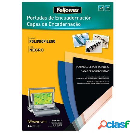 Portadas de polipropileno fellowes 54772/ a4/ 500 micras/
