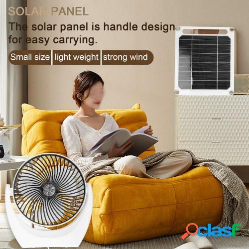 Portátil 6W Solar Powered Fan Set Panel Solar Panel Solar