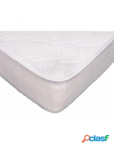 Protector De Colchón Doble Rizo 100% Algodón 135