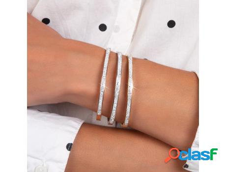 Pulseras SC_CRYSTAL Mujer (Ródio - Plateado)
