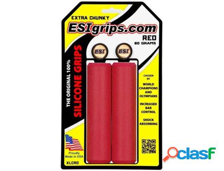 Puños para Bicicleta ESIGRIPS Extra Chunky Red