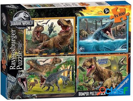 Puzzle JURASSIC WORLD Puzzle 4X100P Jurassic World (Edad