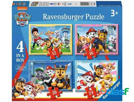 Puzzle PAW PATROL Puzzle 4 In A Box Paw Patrol B (Edad