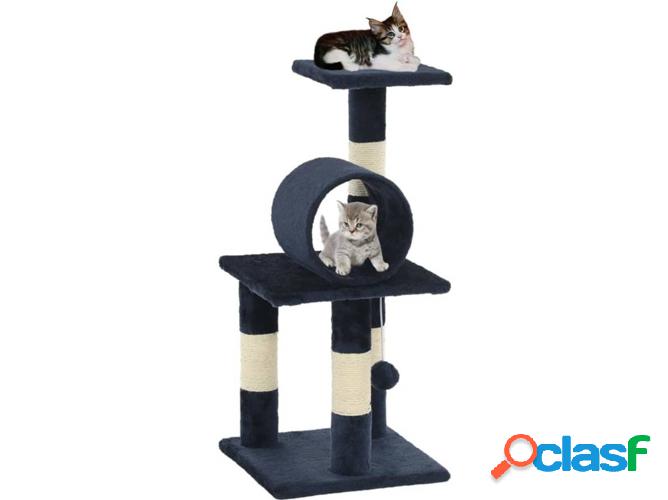 Rascador Árbol para Gatos VIDAXL c/ postes sisal Azul