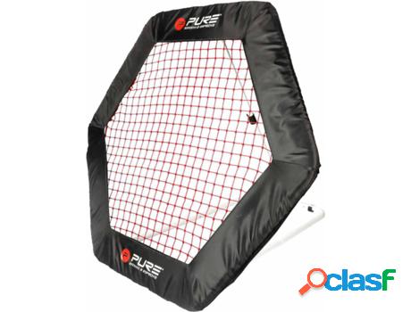 Red de rebote de Fútbol PURE2IMPROVE Hexagonal Negro