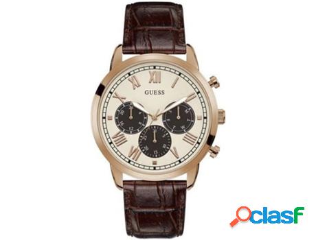 Reloj GUESS Hombre (Piel - Marrón)