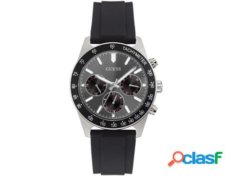 Reloj GUESS Hombre (Silicona - Negro)