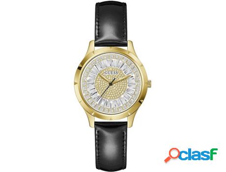 Reloj GUESS Mujer (Piel - Negro)