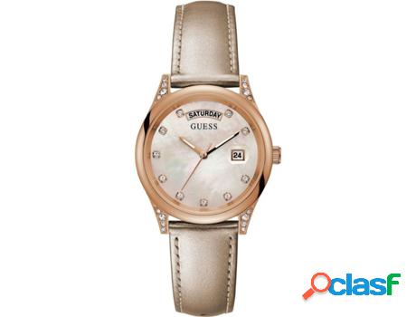 Reloj GUESS Mujer (Piel - Rosa)