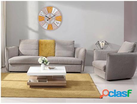 Reloj OZAIA (Multicolorido - Madera - 50x50x4 cm)