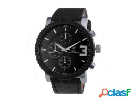 Relojes SC_CRYSTAL Hombre (Silicona - Negro)