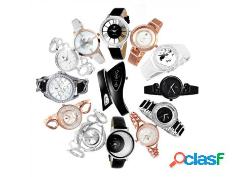 Relojes SC_CRYSTAL Mujer (Latón - Plateado)