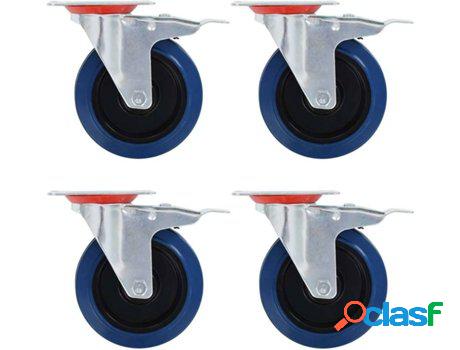 Ruedas Giratorias VIDAXL 125 mm
