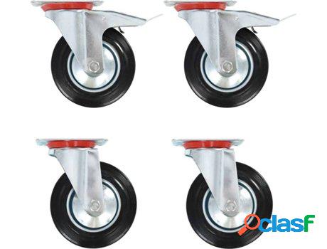 Ruedas Giratorias VIDAXL 160 mm