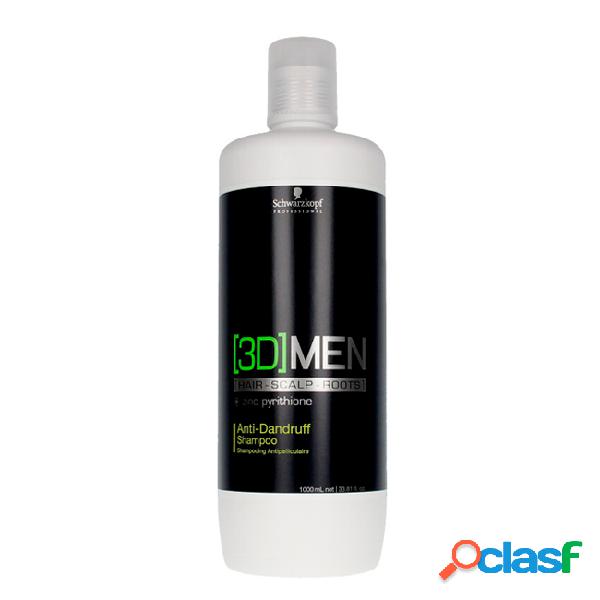 Schwarzkopf 3D MEN Champú Anticaspa 1000ml