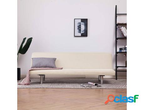 Sofá-Cama VIDAXL 282194 Tela Beis