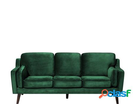 Sofá Lokka (Verde - Terciopelo -83x204x85 cm)