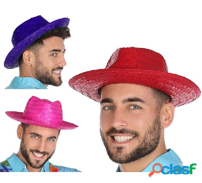 Sombrero de Paja Pequeño en colores surtidos