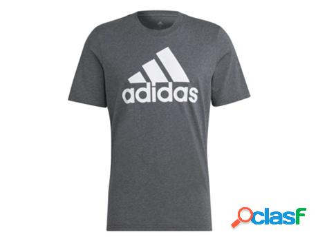 T-Shirt con Grande Logótipo Adidas Essentials (Tam: XL)