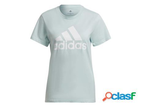 T-Shirt con Logótipo Feminino Adidas Essentials (Tam: L)