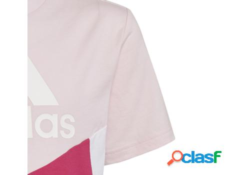T-Shirt de Bloco de Cores Para Niños Adidas (Tam: 9-10