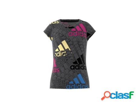 T-Shirt de Rapariga Adidas Essentials Brand Love (Tam: 9-10