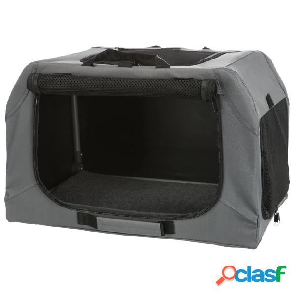 TRIXIE Transportín para perros Easy Soft gris XS/S