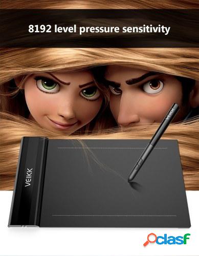 Tableta de dibujo de gráficos digitales VEIKK S640 Tableta