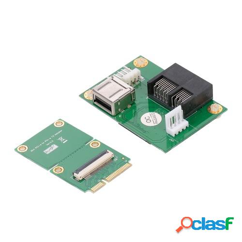 Tarjeta adaptadora de cable de extensión Mini PCI-E a PCI-E