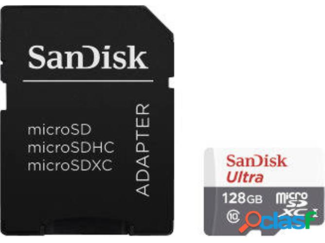 Tarjeta de Memoria Micro SDXC SANDISK Ultra 128 GB + SD
