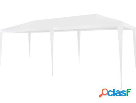 Toldo VIDAXL (Blanco - Polietileno - 300x600x255 cm)