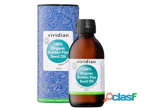 Viridian 100% Organic Golden Flaxseed Oil 200ml