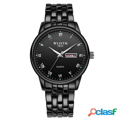 WLISTH Q359 Reloj de pareja Elegante Elegante Reloj de