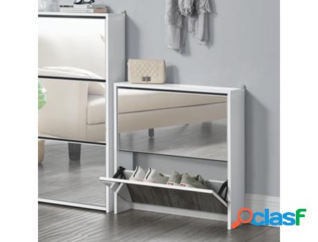 Zapatero [EN.CASA] Blanco (Tablero aglomerado - 67 x 63 x 17